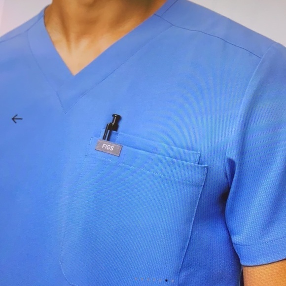 Figs Leon Three Pocket Scrub Top XXL - Picture 3 of 9